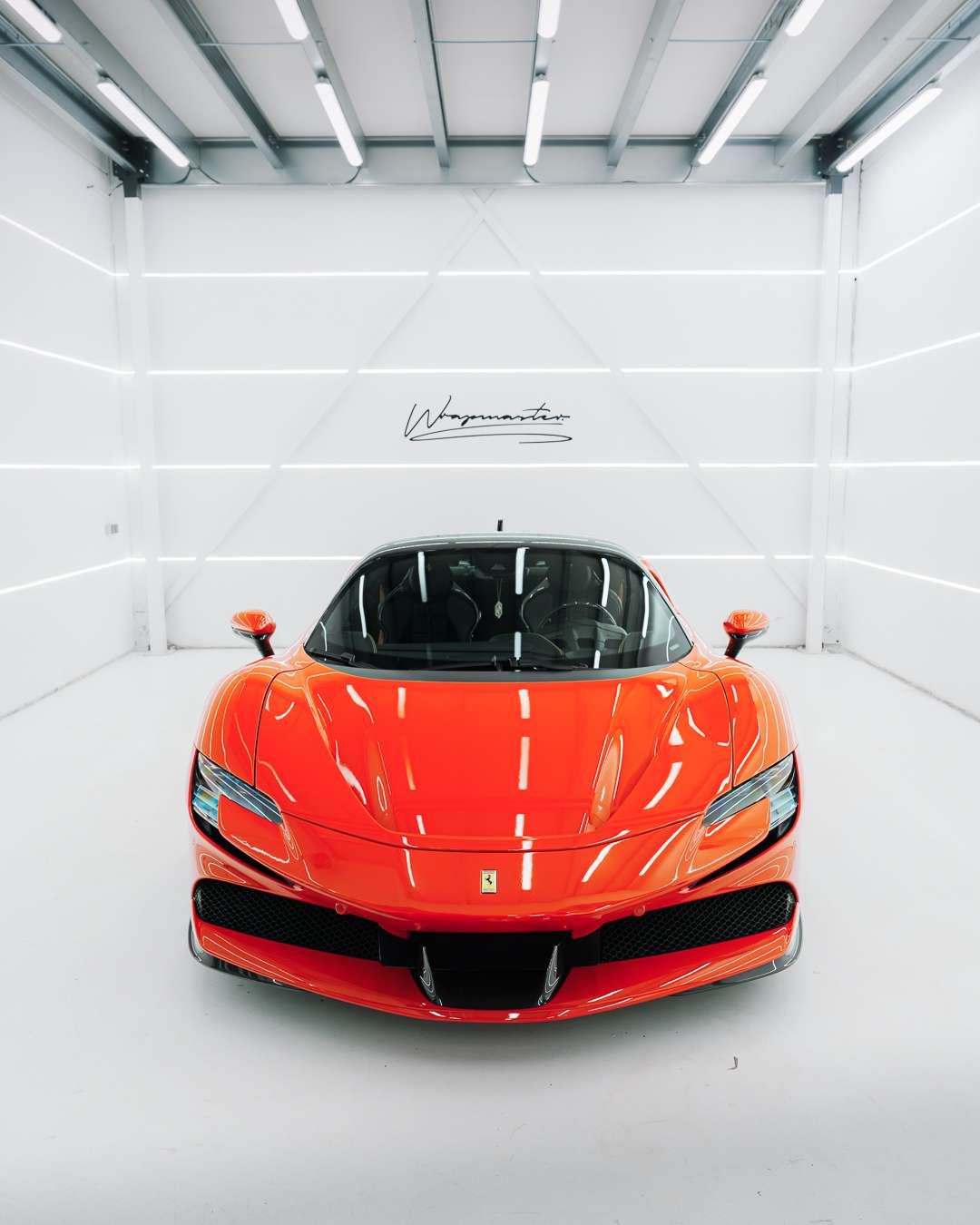 Ferrari gewrapt door Wrapmaster DH in Den Haag
