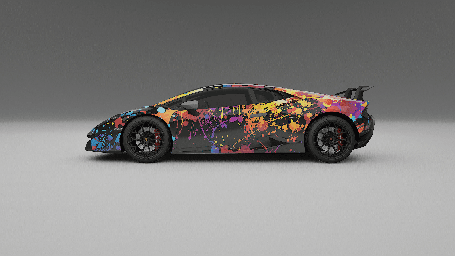 3D carwrapping design ontwerp 4 door Wrapmaster DH Den Haag