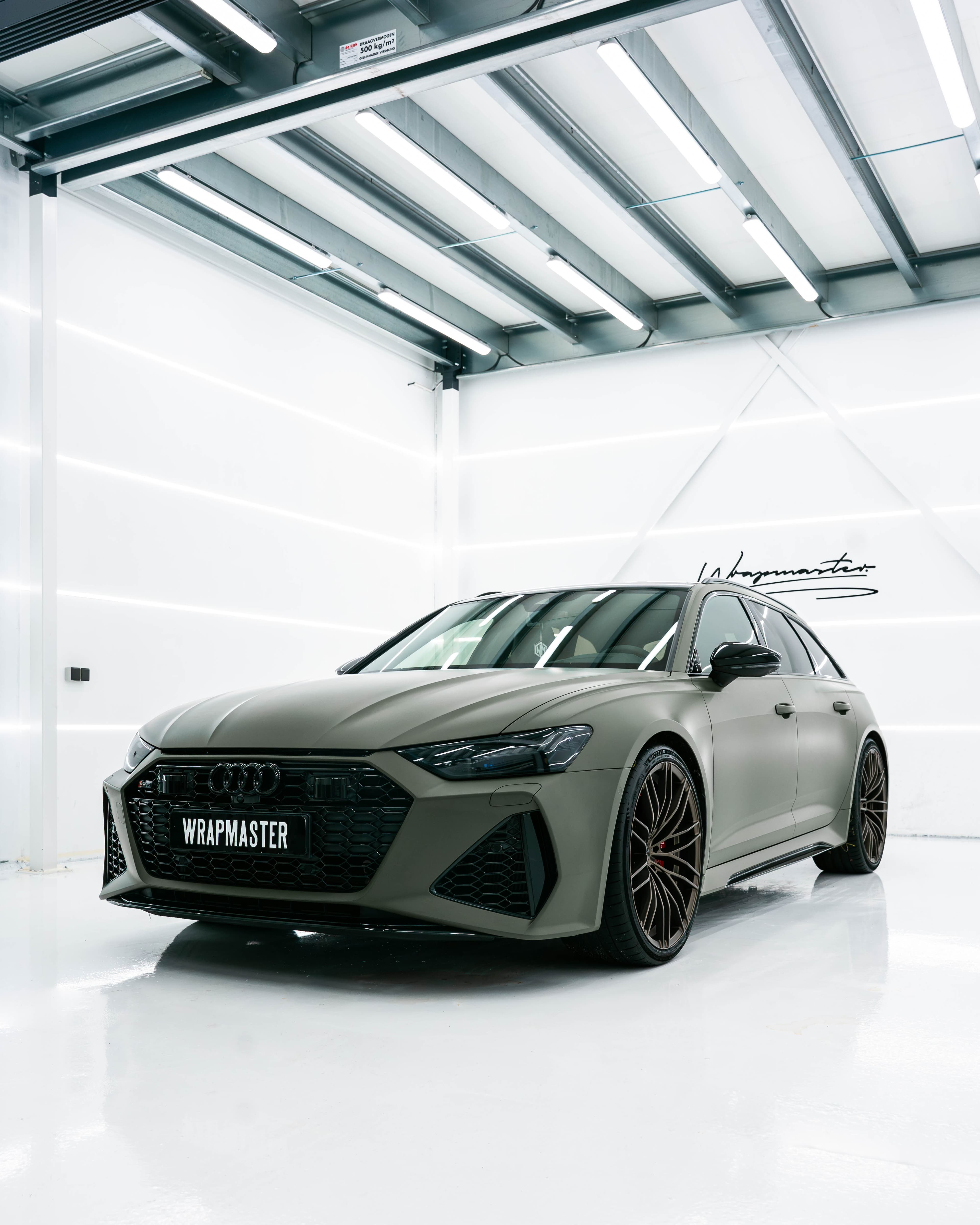 Audi RS6 gewrapt door Wrapmaster DH in Den Haag